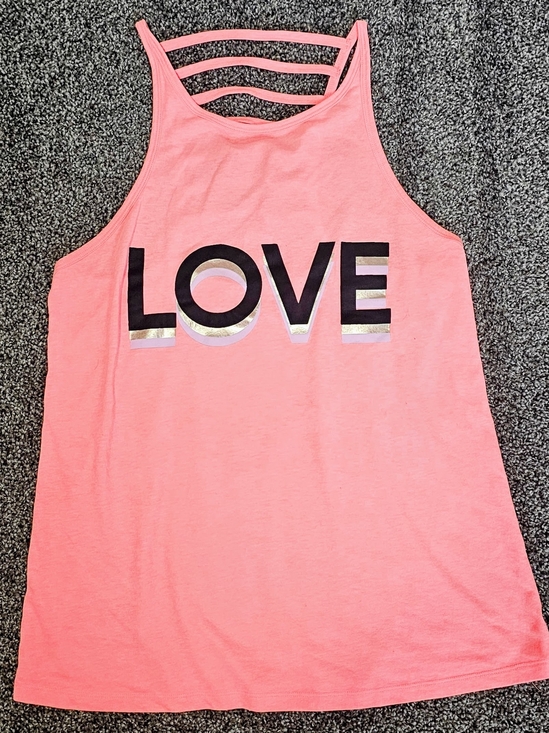 Victoria's Secret Tops - Victoria's Secret Sport LOVE Strappy Back Tank Top Small